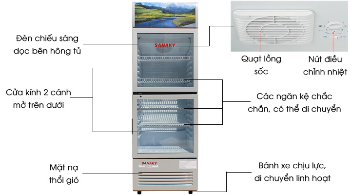 Cấu Tạo Cơ Bản Của Một Chiếc Tủ Mát 