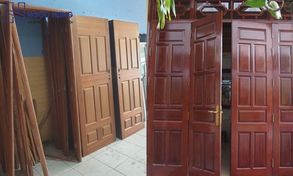 Tận dụng giá trị cửa gỗ cũ – giải pháp tiết kiệm.