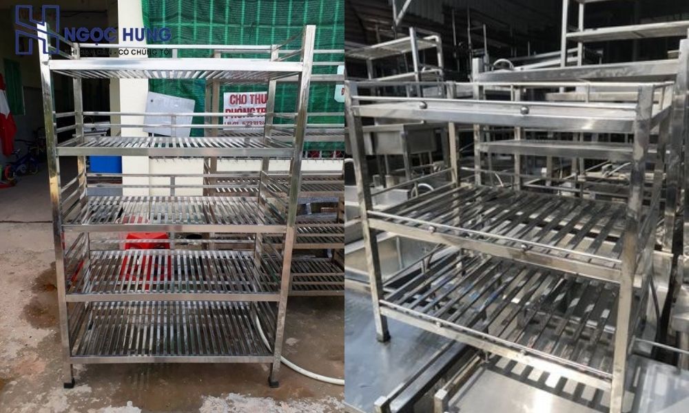 Mua đồ thanh lý giá kệ inox cũ - giải pháp tiết kiệm chi phí