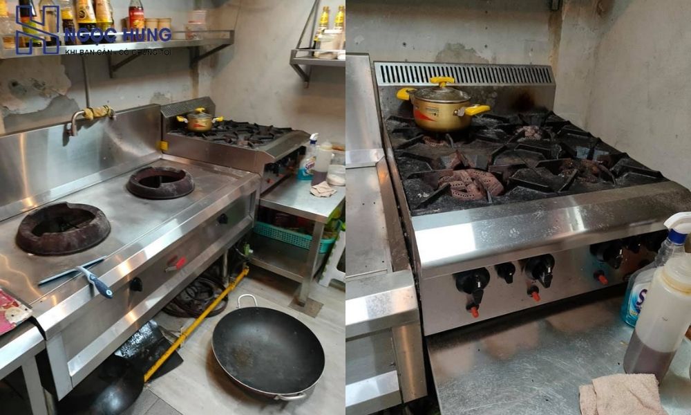 Các loại máy móc bếp cũ phổ biến cho nhà hàng.