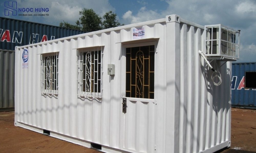 Container Văn Phòng Được Cải Tạo Gọn Đẹp
