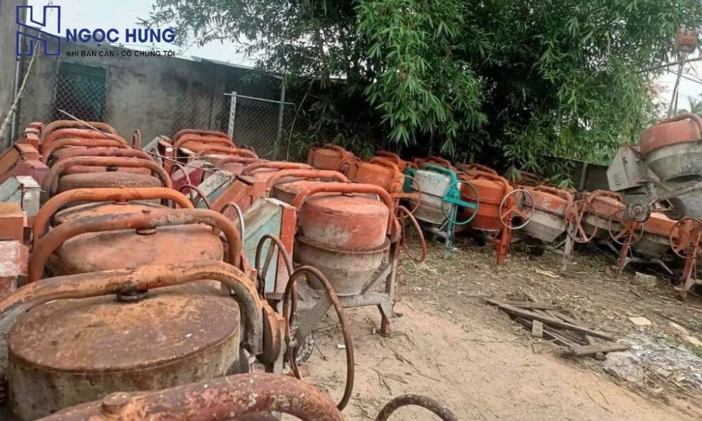 Thu Mua Máy Trộn Bê Tông Cũ – Uy Tín Giá Cao Tại Miền Bắc 2 Máy Trộn Bê Tông Cũ Cần Thanh Lý Tại Công Trình Xây Dựng